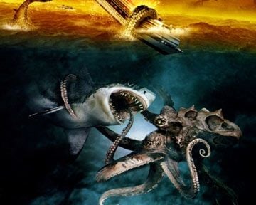 Mega Shark vs Giant Octopus