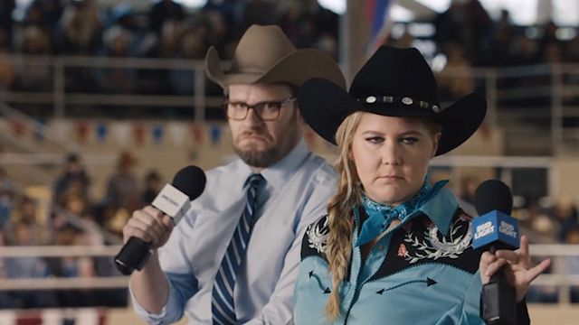 Pour représenter sa marque, Bud Light a demandé aux humoristes Seth Rogen et Amy Schumer d'être les vedettes de leur spot publicitaire pour le Super Bowl.