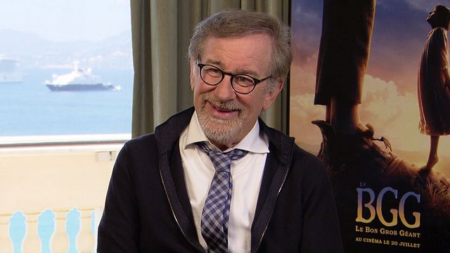 Rencontre avec Steven Spielberg ainsi qu'avec Dany Boon, qui prête sa voix au personnage principal du "Bon Gros Géant".