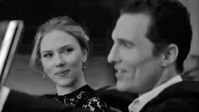 Publicité tournée par Martin Scorsese avec Scarlett Johansson &amp; Matthew McConaughey