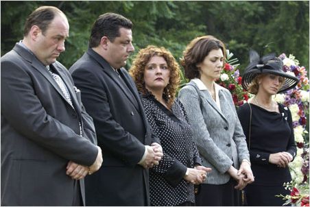 Les Soprano : Photo Aida Turturro, James Gandolfini, Steve R. Schirripa
