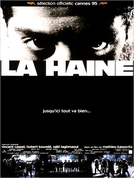 La Haine : Affiche Hubert Koundé, Mathieu Kassovitz, Saïd Taghmaoui ...