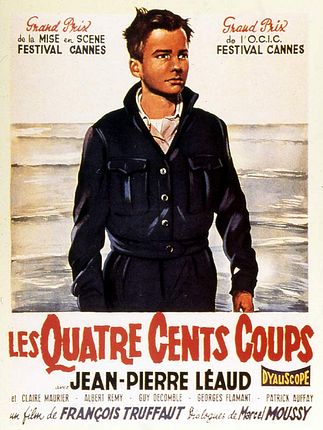 Les quatre cents coups : Affiche François Truffaut, Jean-Pierre Léaud